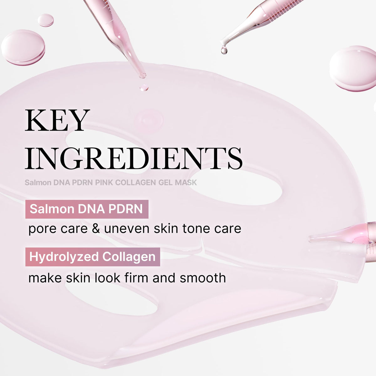 medicube Jelly Gel Mask with Salmon DNA PDRN Pink Collagen, 4EA