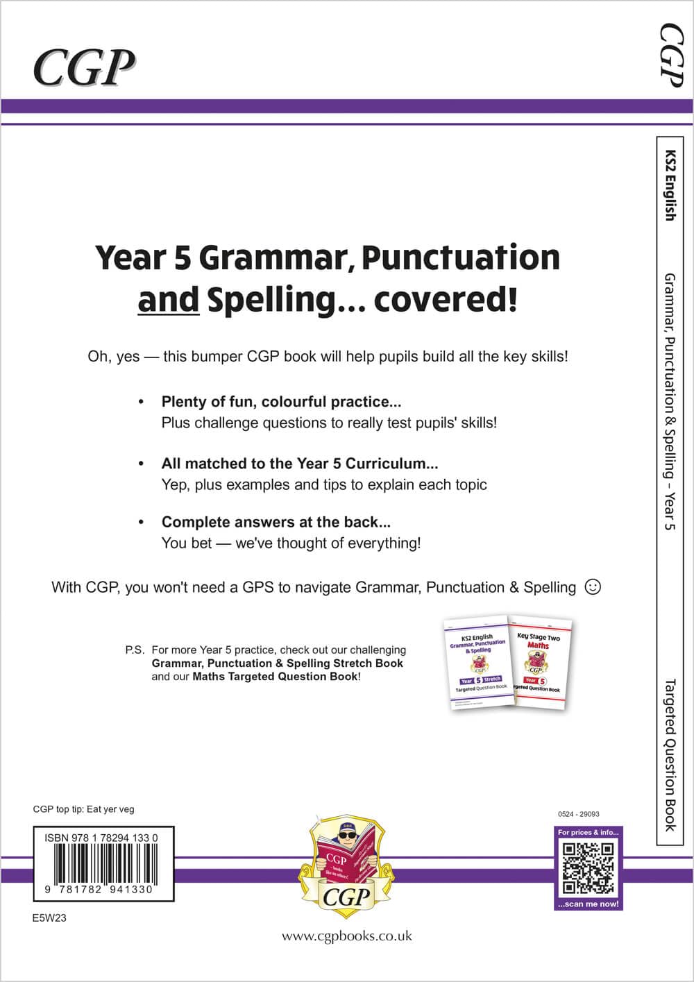 KS2 English Year 5 Grammar, Punctuation & Spelling Targeted Question Book (with Answers) (CGP Year 5 English)