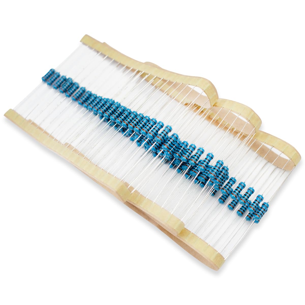 50 Pcs 1W 1% Tolerance 0.1 Ohm Metal Film Resistor Resistance for DIY Project and Experiments