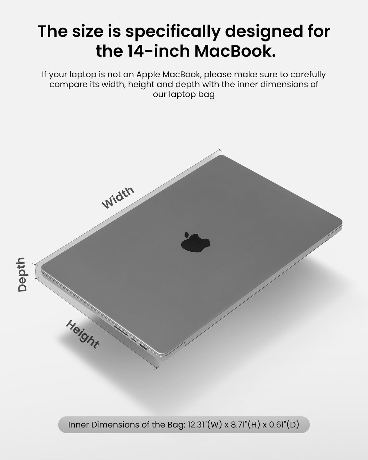 tomtoc 360° Protective Laptop Sleeve for 14-inch MacBook Pro M5 Pro/Max