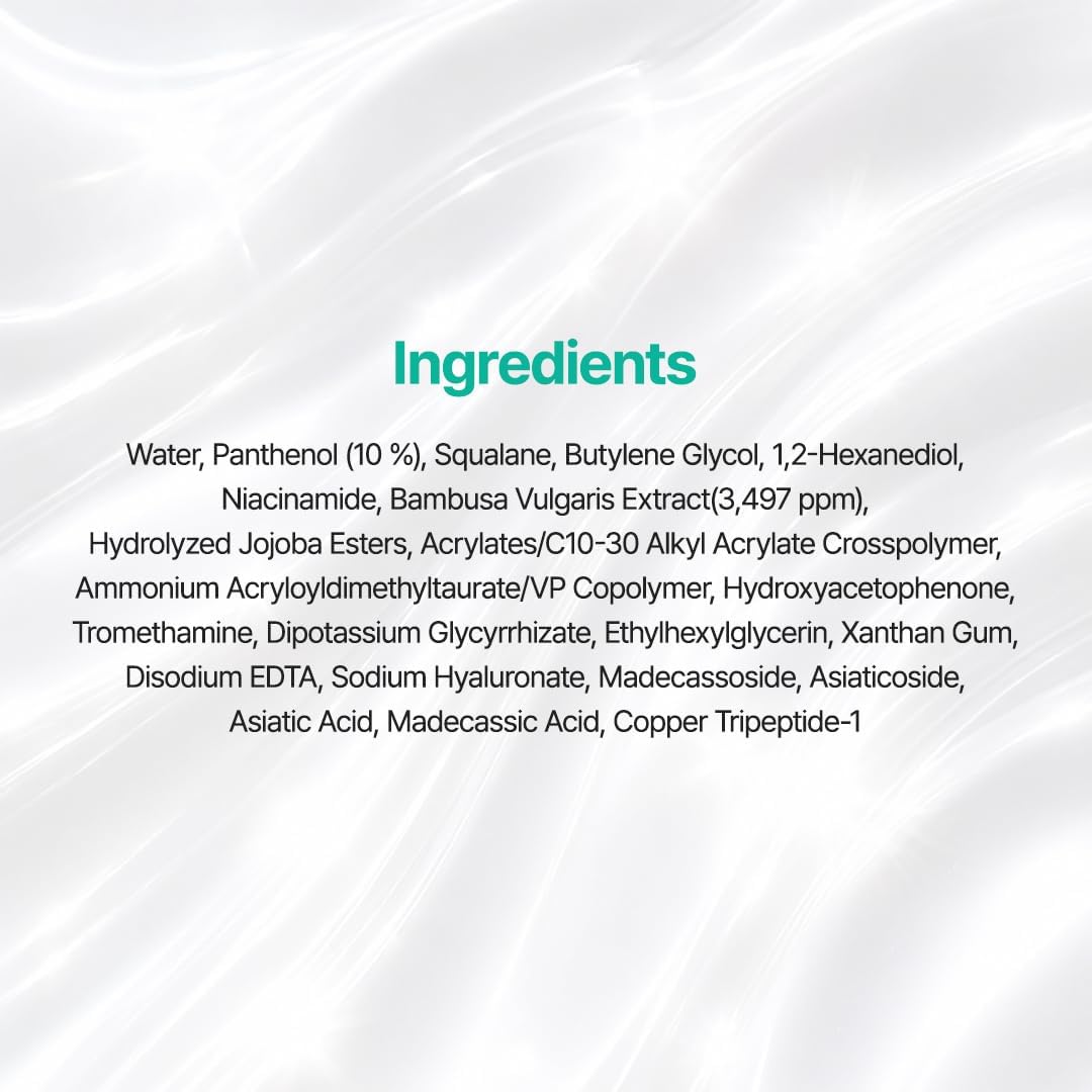 PURITO Panthenol 10% Cream for Sensitive Skin, 100mL