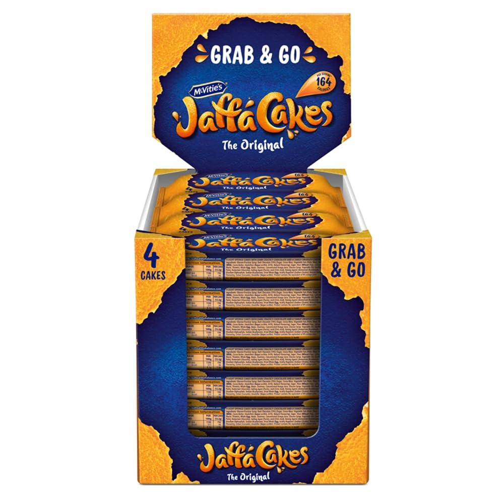 McVitie's Jaffa Cakes Original Biscuits Snack Pack, 6 x 3 Cakes, 198 g