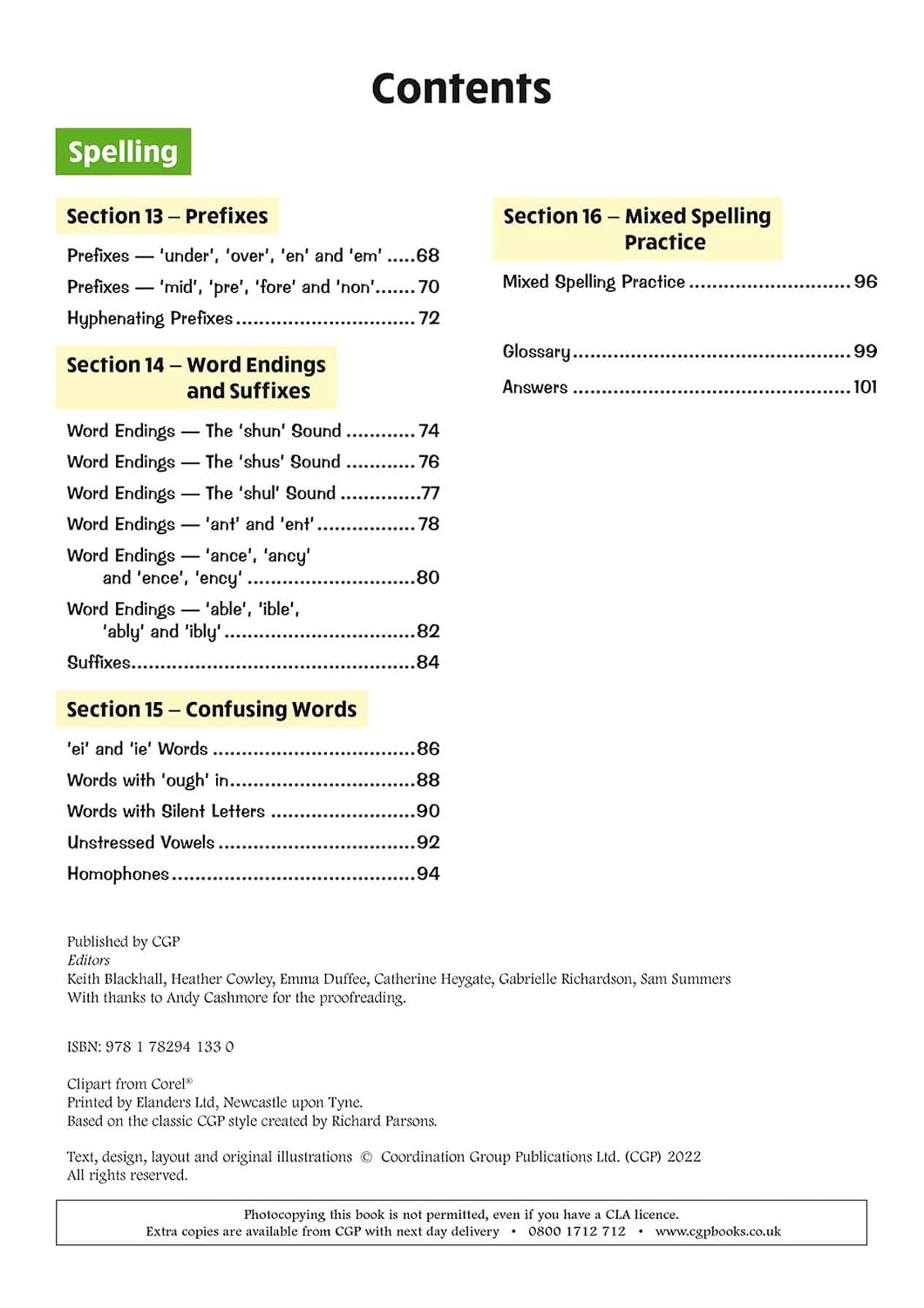 KS2 English Year 5 Grammar, Punctuation & Spelling Targeted Question Book (with Answers) (CGP Year 5 English)
