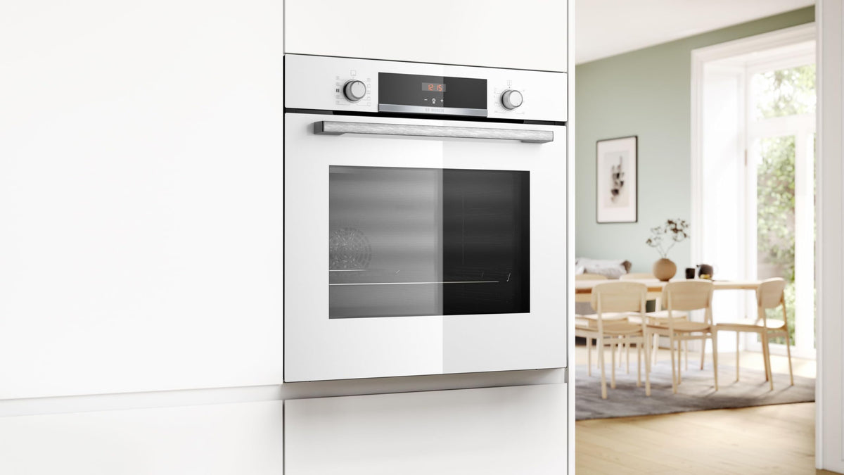 Bosch Series 4 HQA534BS3B Built-in Single Oven, A+ Rated, Brushed Steel