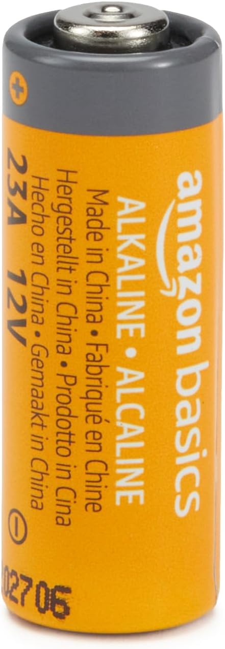 Amazon Basics 4-Pack 23A Alkaline Battery, 12 Volt, Long-Lasting Power