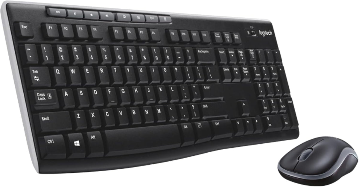 Logitech MK270 Wireless Keyboard and Mouse Combo for Windows