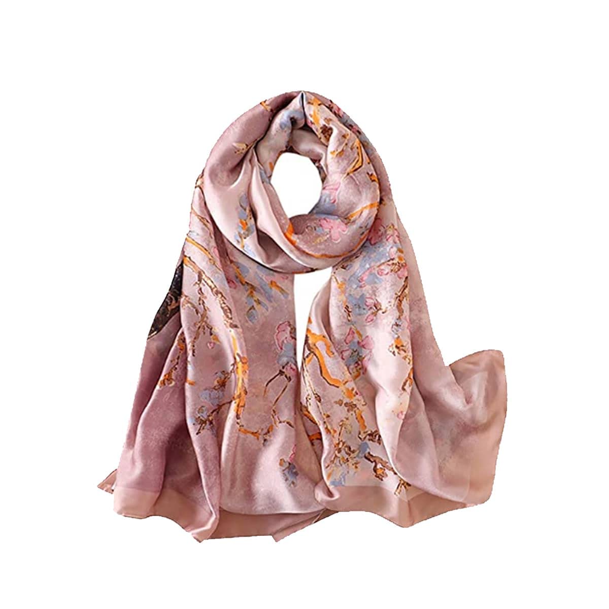 Trillion London® Silk Shawl Birthday Gifts for Women - Designer Silk Scarf