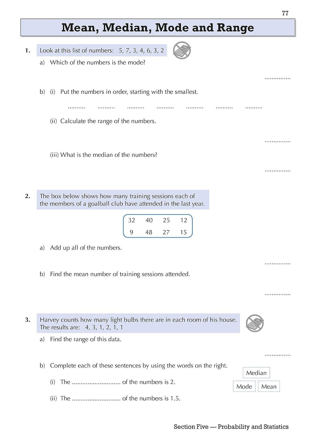 KS3 Year 7 Maths Targeted Workbook (with answers)
