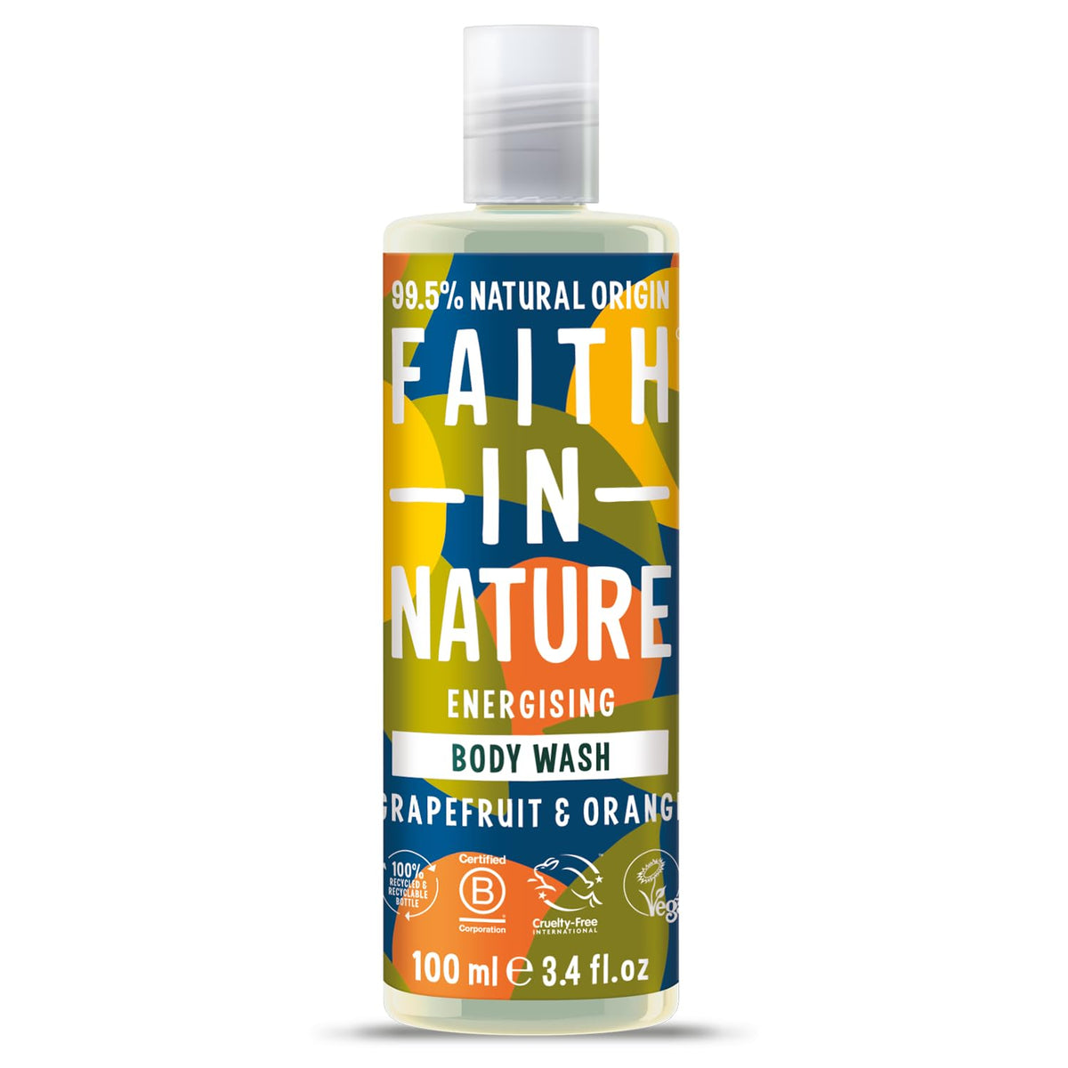 Faith In Nature Natural Fragrance Free Body Wash, Sensitive, Vegan and Cruelty Free, No SLS or Parabens, 400 ml