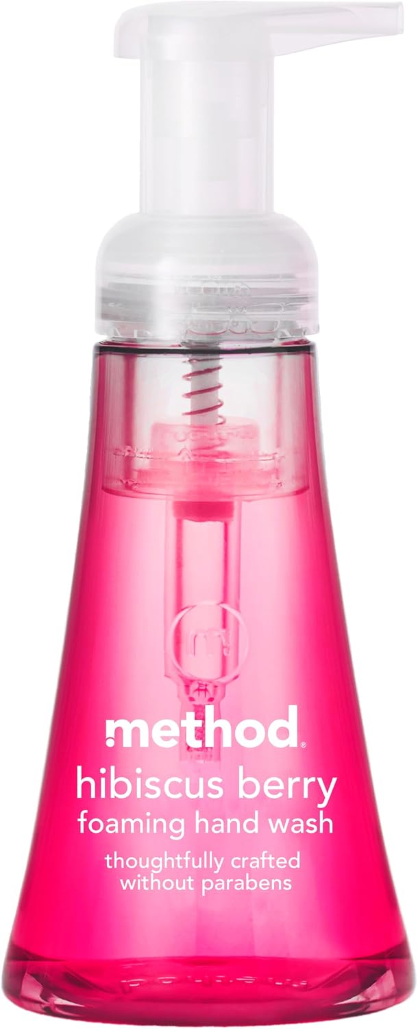 Method Foaming Hand Wash, Hibiscus Berry, Gentle Clean, 300ml