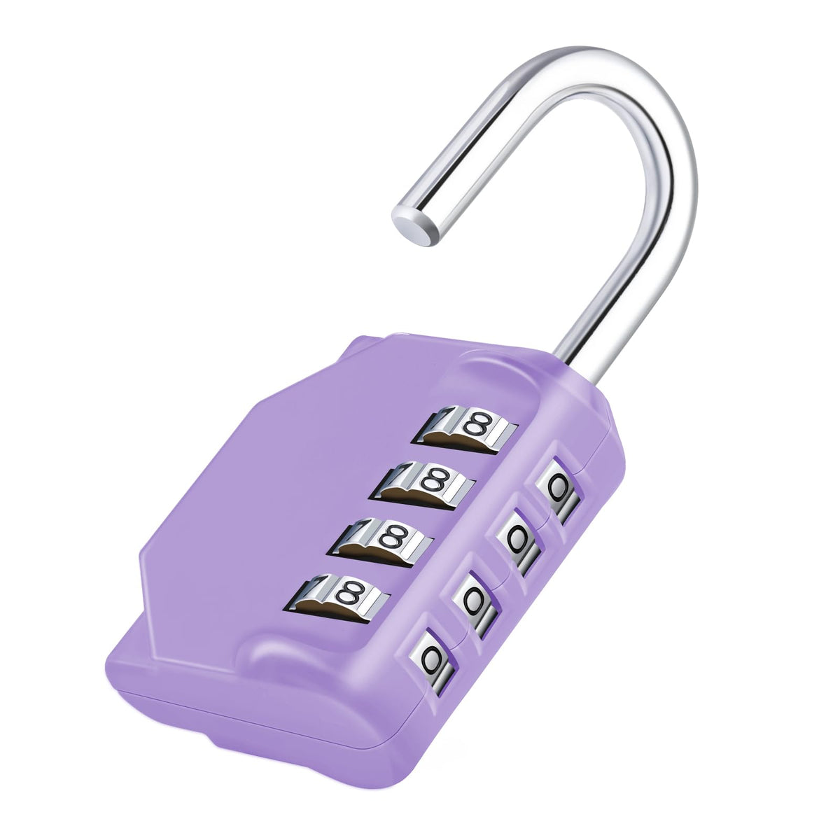 ZHEGE Combination Padlock, 4 Digit Coded Padlock (Sky Blue)
