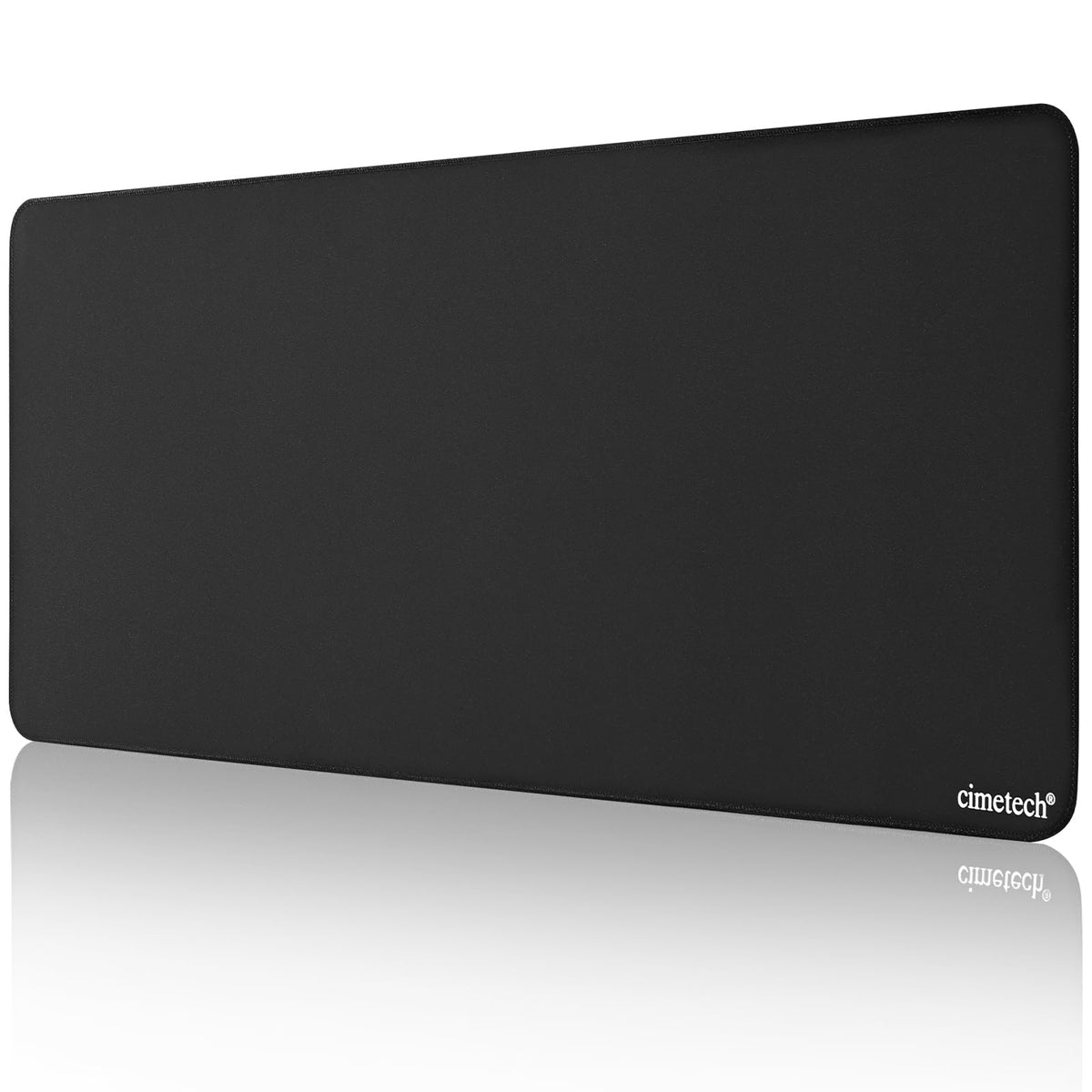 cimetech Gaming Mouse Pad 800 * 300 * 3 MM, Extended Large Mouse Mat Computer Keyboard Desk Pad with Anti-Slip Rubber Base Comfortable Waterproof Soft Cloth, Improved Precision and Speed - Black