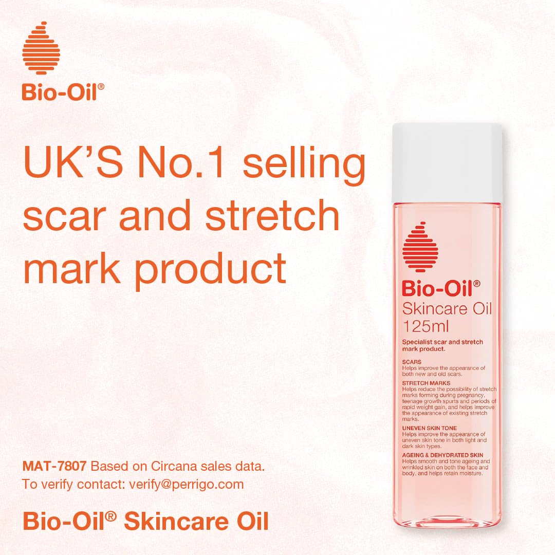 Bio-Oil Skincare Oil for Scars and Stretch Marks, 125ml