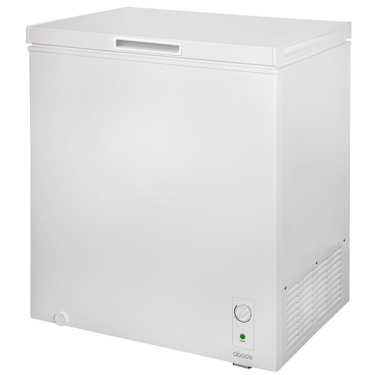 Abode Freestanding White Chest Freezer 99L with Removable Wire Basket & Counter Balance Lid, Adjustable Thermostat, 4 Star Freezer, Suitable for Garages & Outbuildings A99CF0E1W