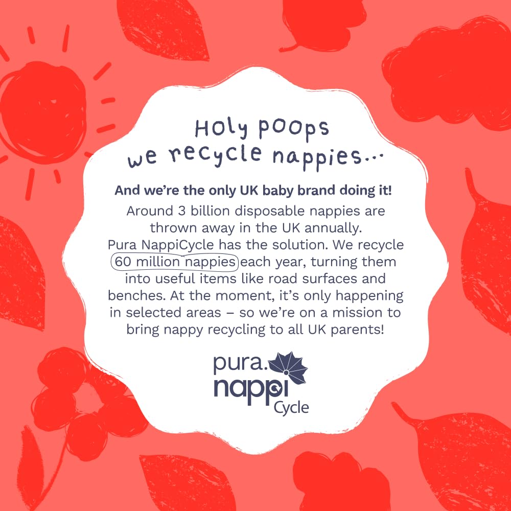 Pura Nappy Pants Size 9 (22kg+) 45 Count Sensitive Skin