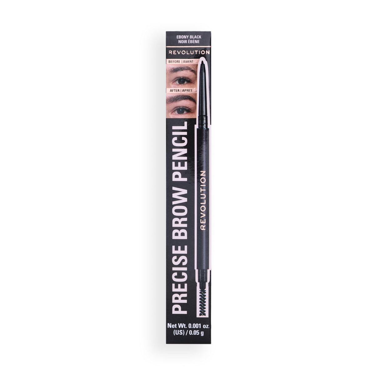 Revolution Precise Brow Pencil, Dark Brown, 0.05g