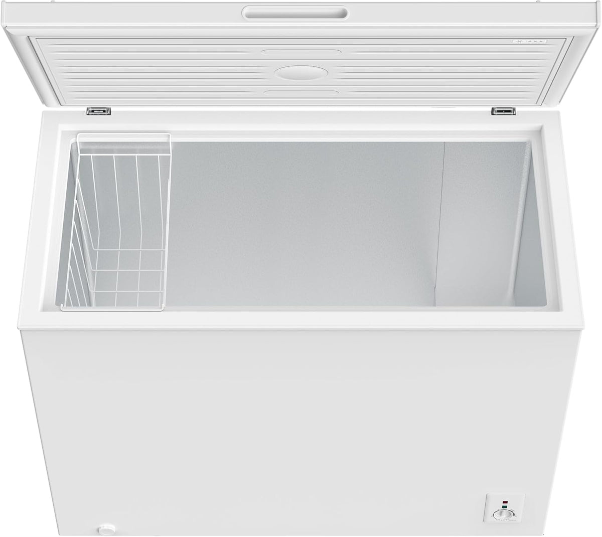 Baridi 299L Freestanding Chest Freezer with Adjustable Thermostat, Black - DH261