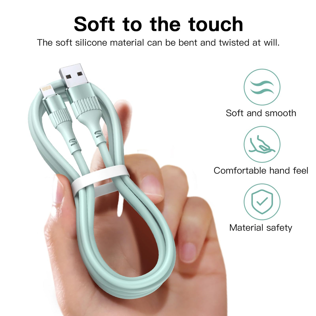 iPhone Charger Cable,4Pack 3FT/1M MFi Certified iPhone Charging Cable