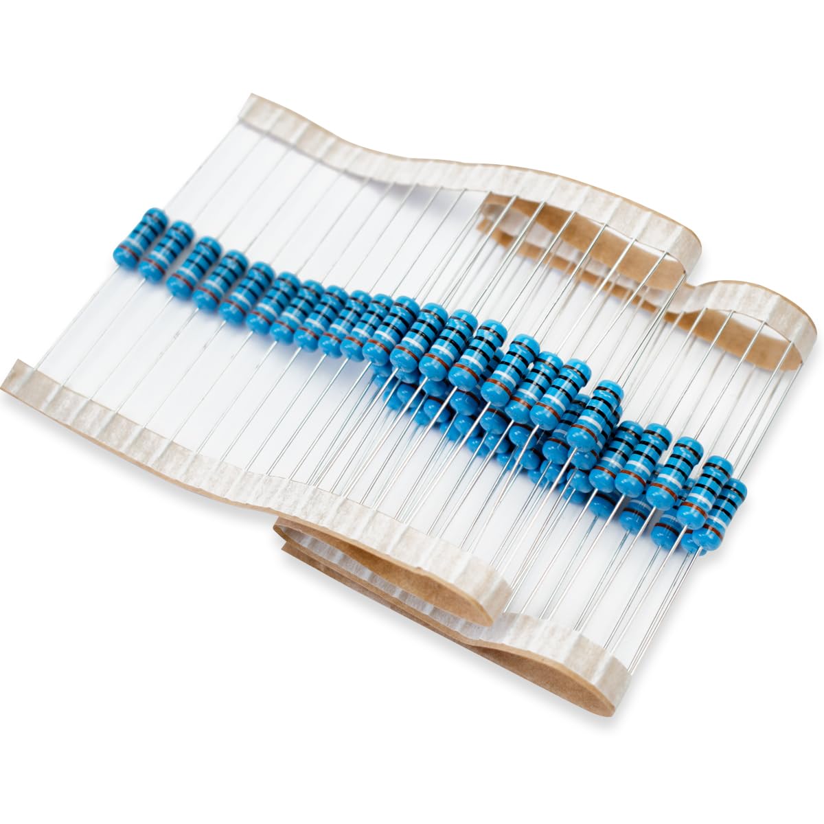 50 Pcs 1W 1% Tolerance 0.1 Ohm Metal Film Resistor Resistance for DIY Project and Experiments