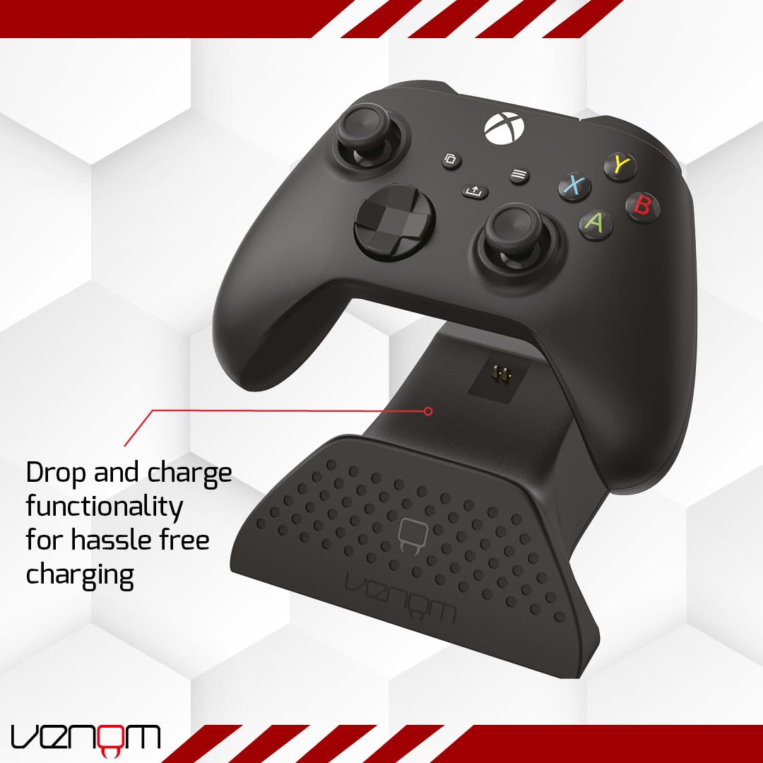 Venom Replacement Battery Packs for Xbox Charging Dock - White (Xbox Series X & S/Xbox One)