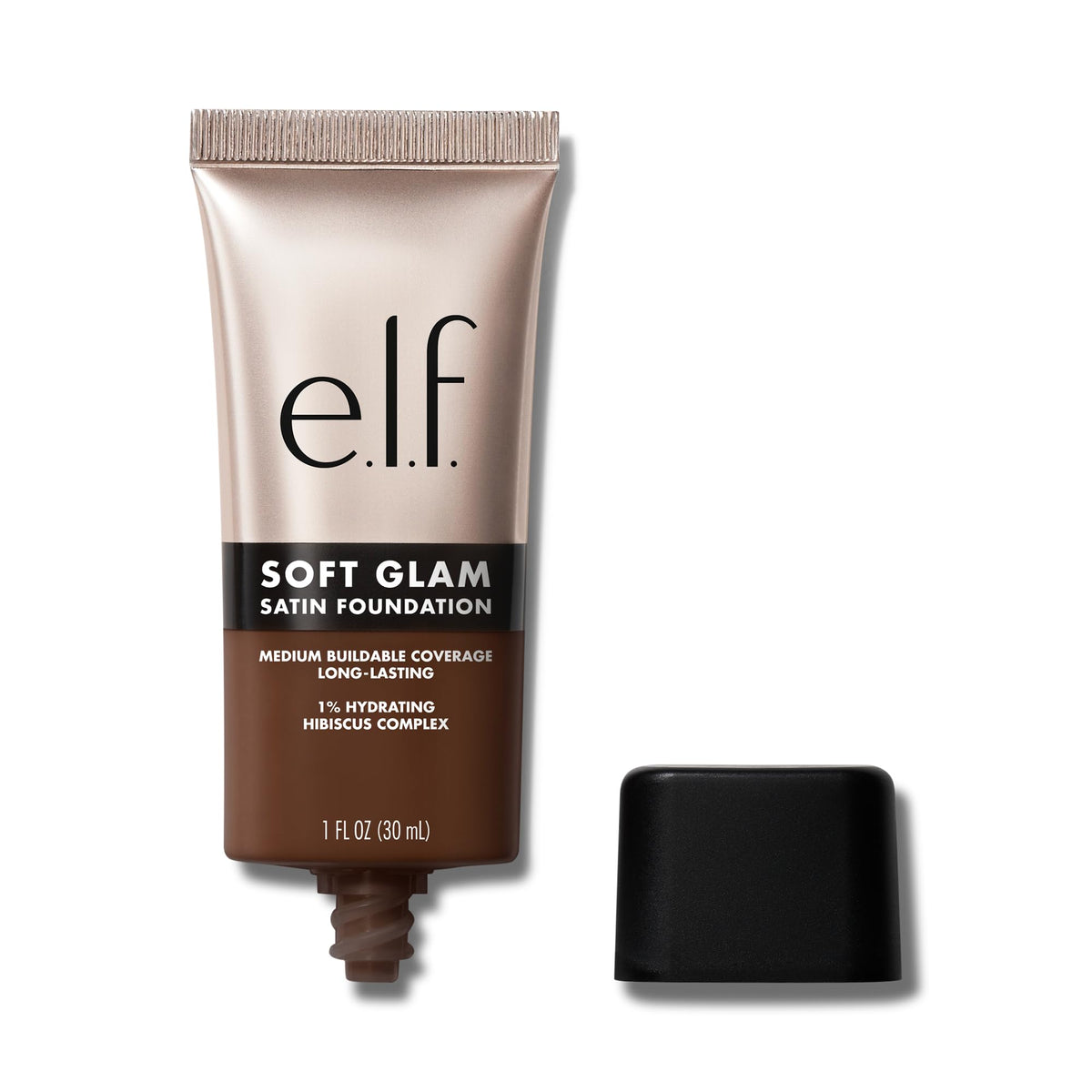 e.l.f. Soft Glam Foundation, Medium Coverage, Long-Lasting & Buildable Foundation For A Smooth, Satin Finish, Vegan & Cruelty-Free, 21 Light Neutral