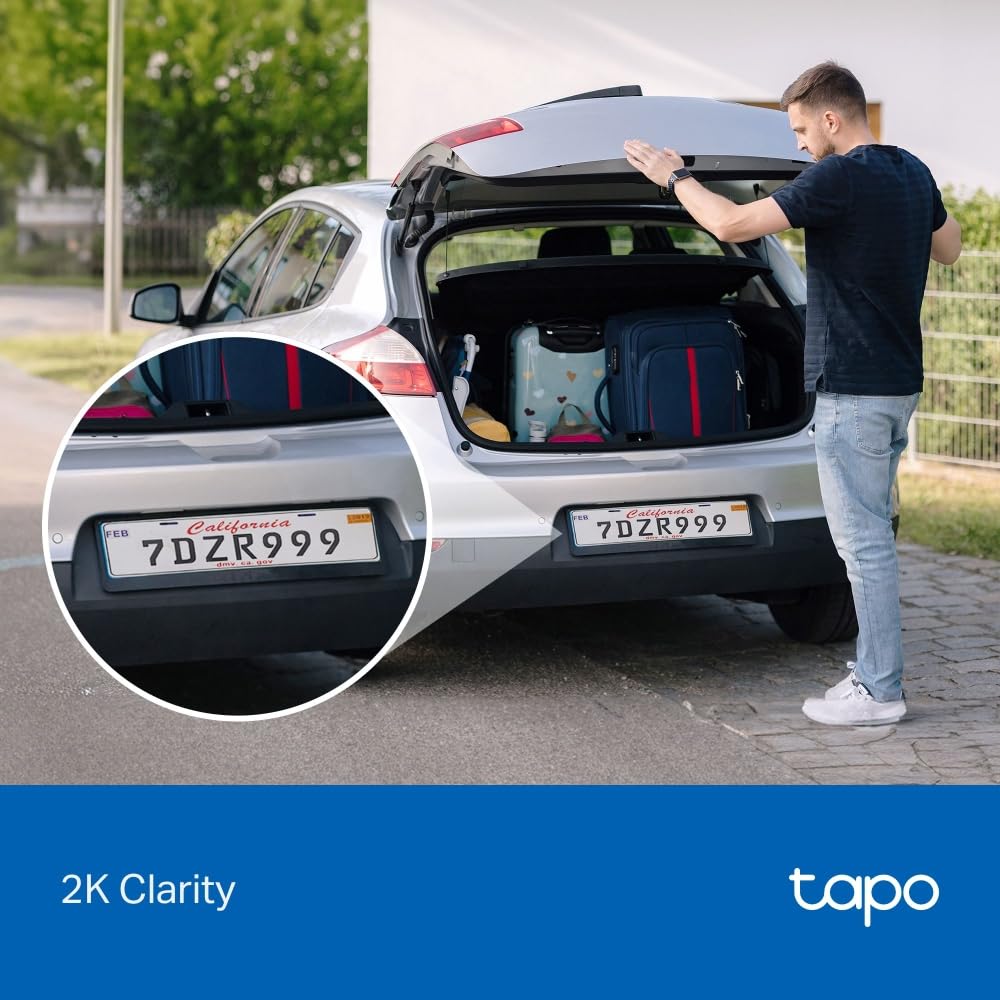 Tapo 2K QHD Wireless Indoor/Outdoor Smart Security Camera