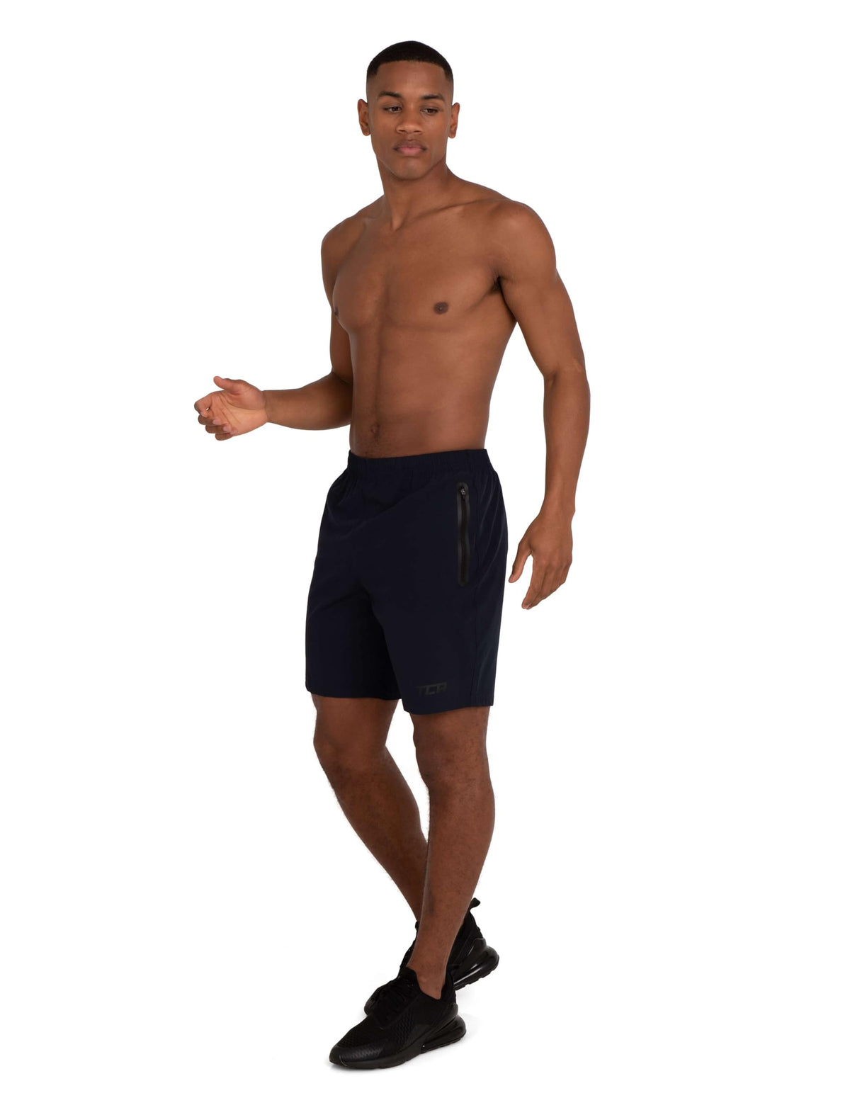 TCA Elite Tech Mens Running Shorts with Zip Pockets, Gym Shorts Men Training Sports Short with Phone Pocket