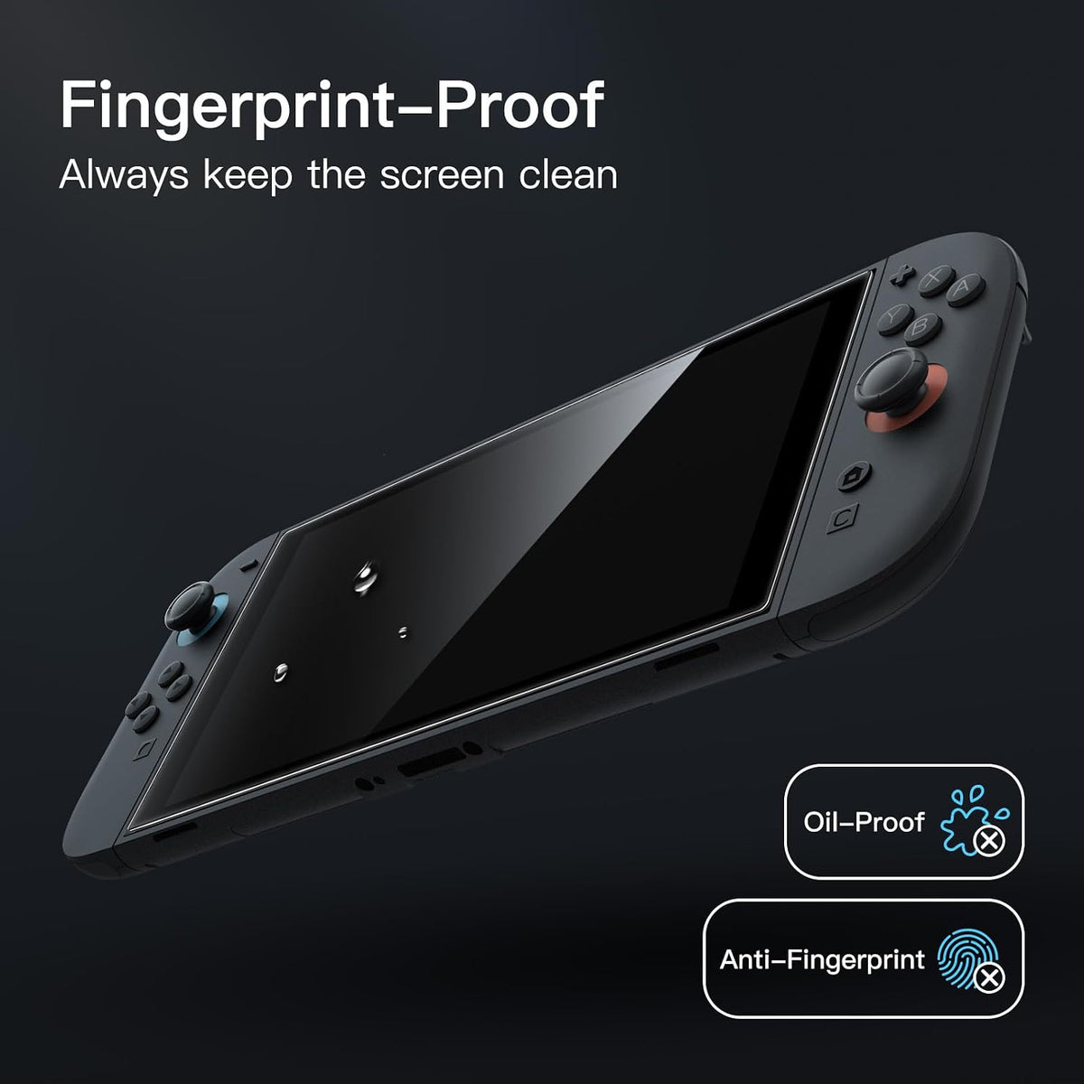 JETech Screen Protector for Nintendo Switch 2, 2-Pack