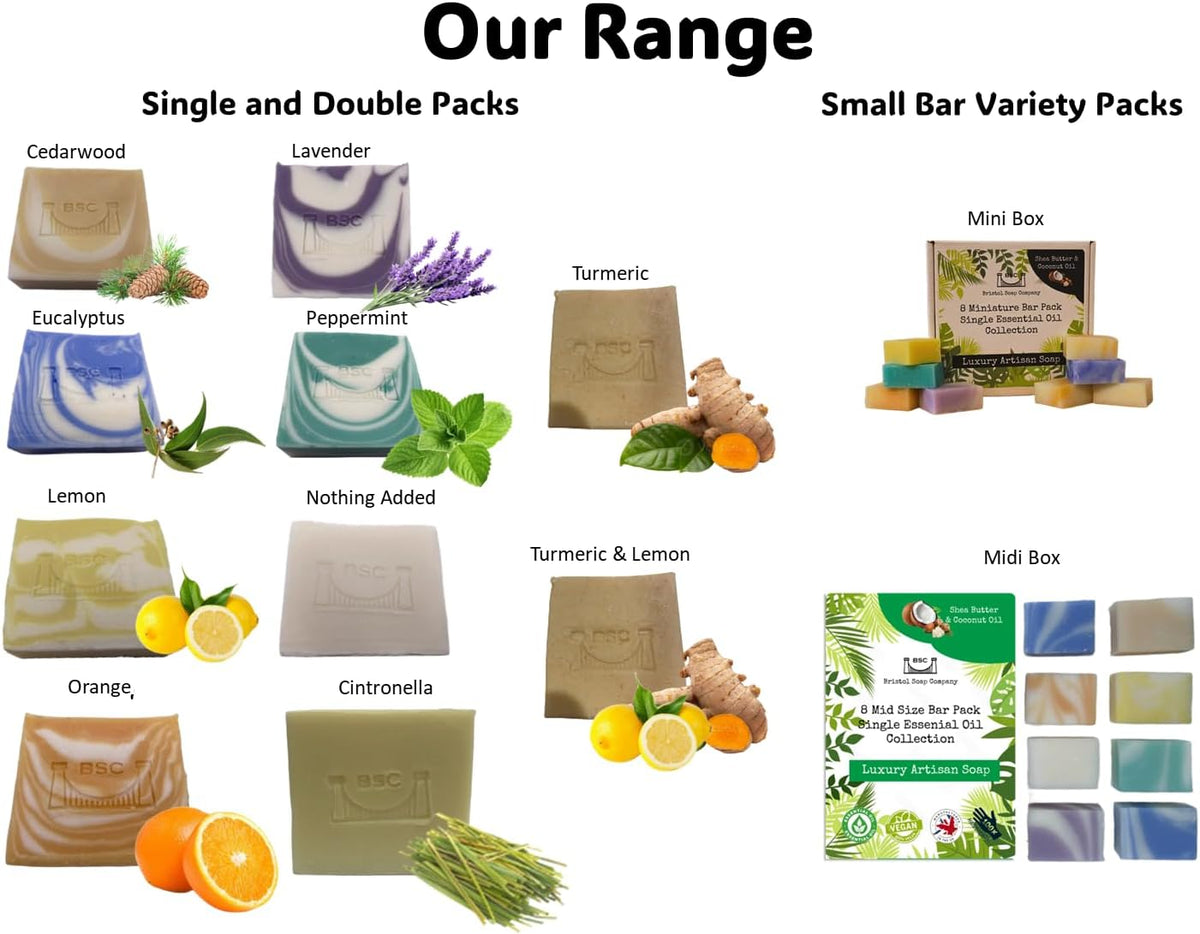 Handmade Coconut and Shea Butter Artisan Soap, Orange