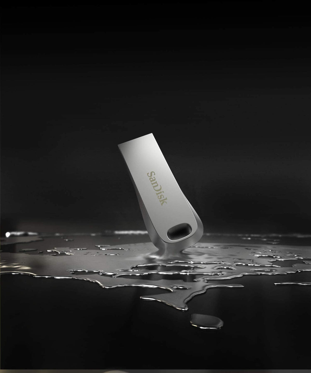 SanDisk Ultra Luxe 128 GB USB Flash Drive USB 3.1 up to 150 MB/s, Silver (Pack of 5)