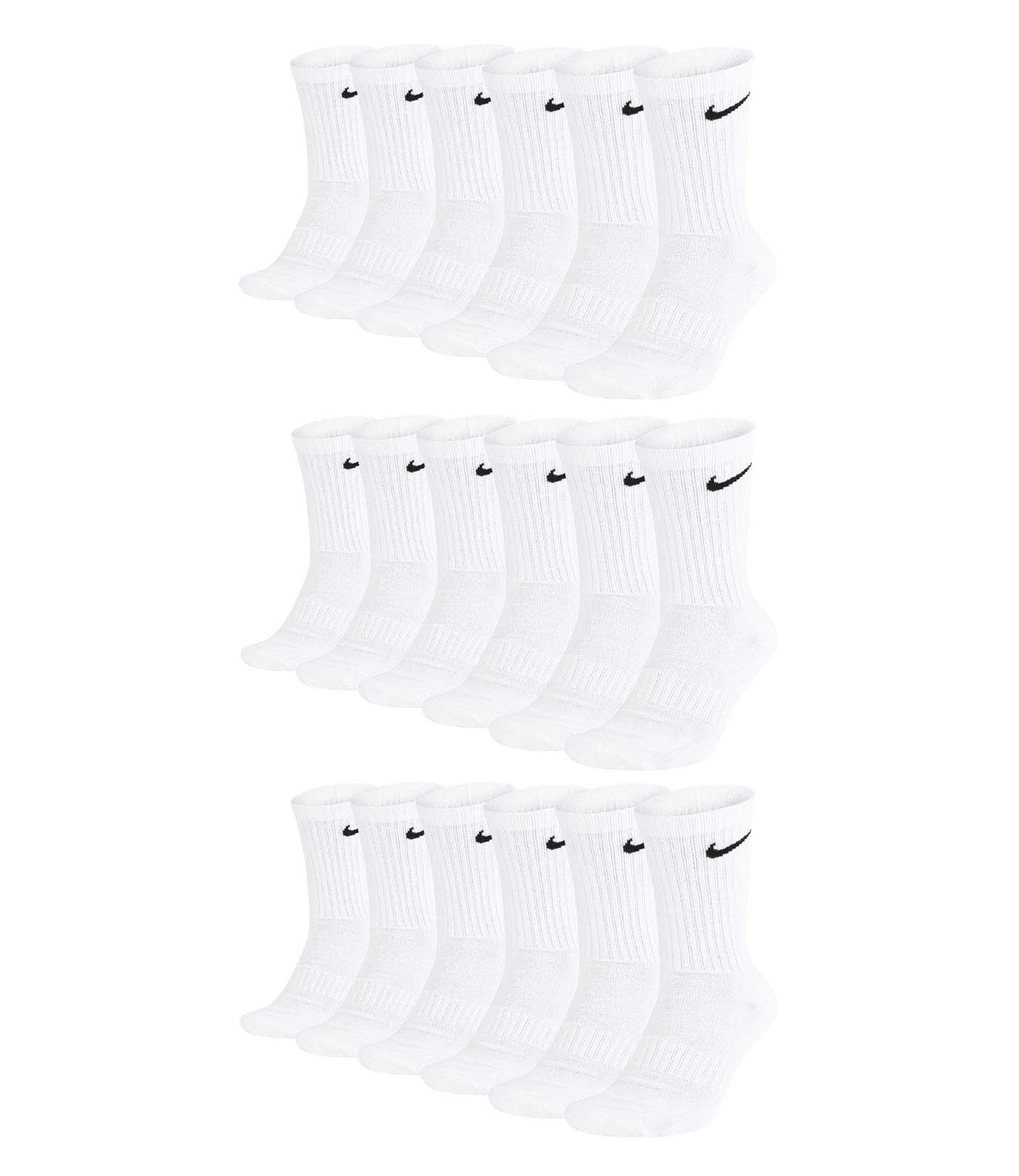 NIKE Unisex U Nk Everyday Csh Crw 3pr 132 Socks
