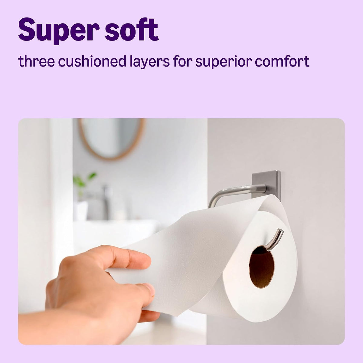 by Amazon Super Soft Toilet Tissue, 3-ply, 9 Rolls (1 Pack of 9), 200 Sheets per Roll
