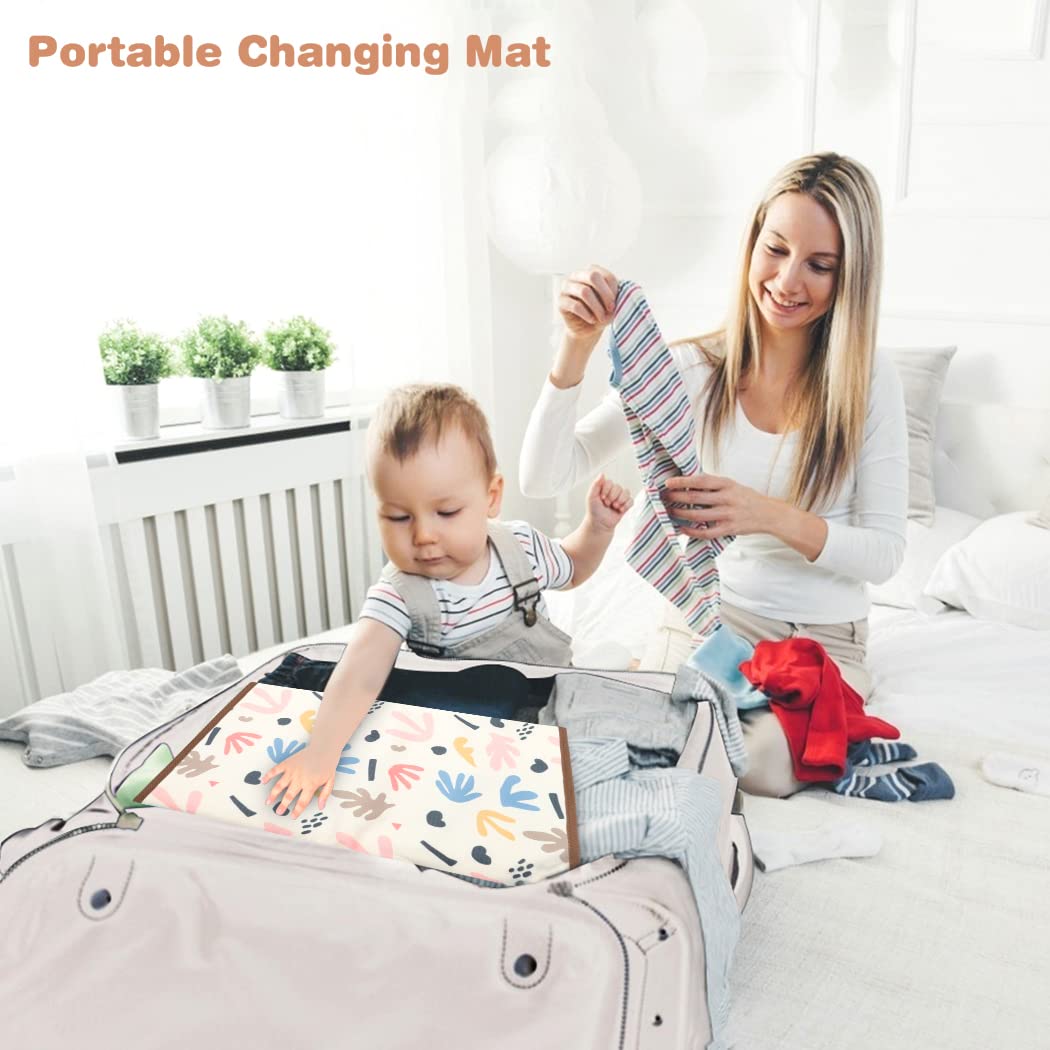 Lekebaby Foldable Travel Changing Mat Portable Baby Change Mat, Grey