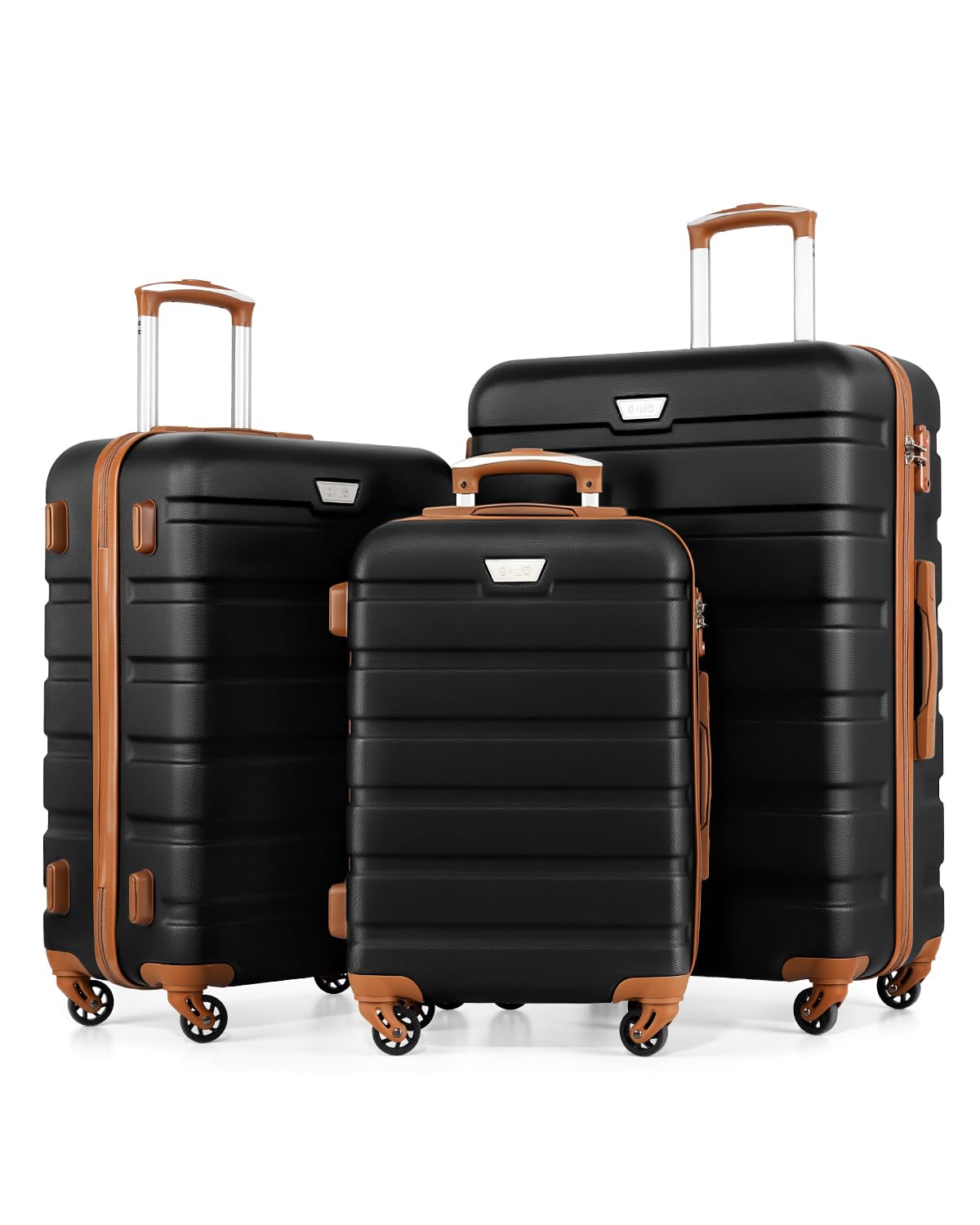 COOLIFE 28 Inch Large Suitcase, ABS+PC, Lightweight Hard Shell Luggage