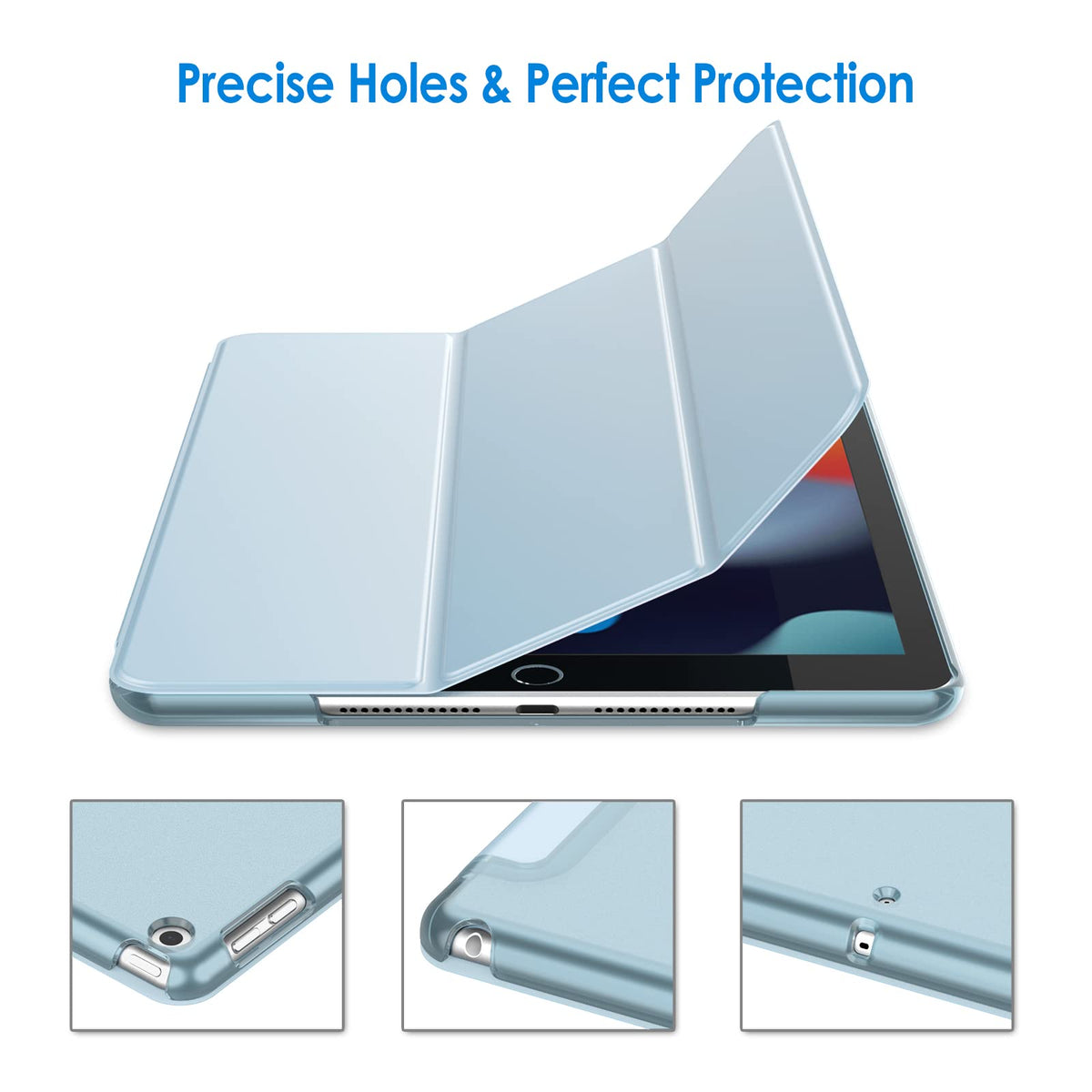 JETech Case for iPad 9th/8th/7th Gen 10.2", Beige