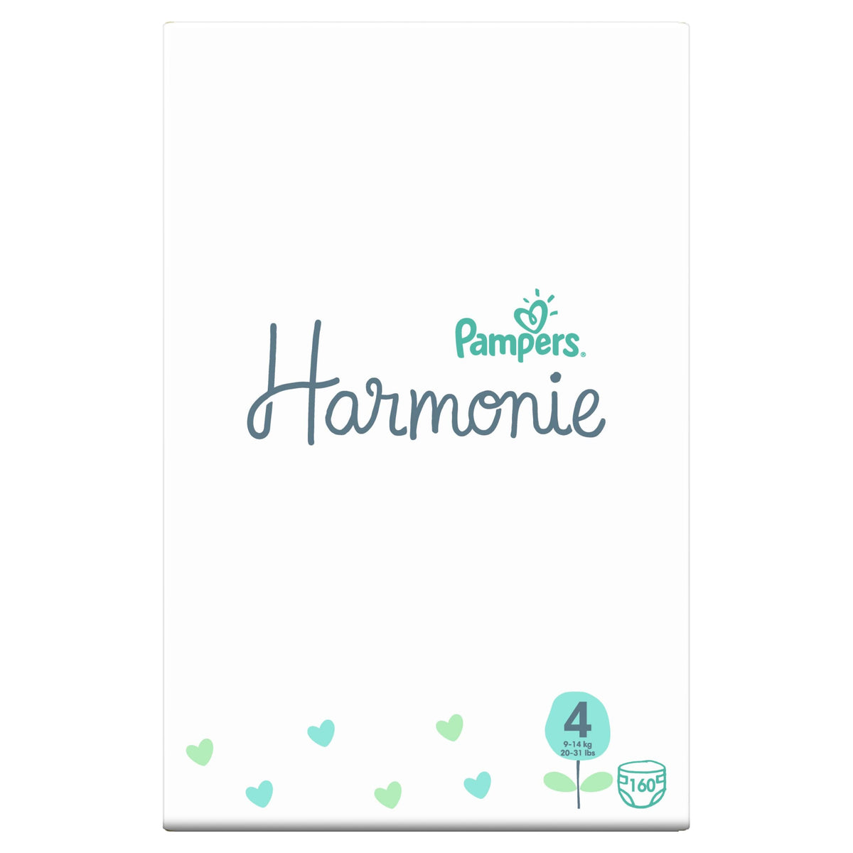 Pampers Baby Nappies Size 2 (4-8 kg / 9-18 lbs), Harmonie, 132 Count, Saving Pack, Baby Essentials for Newborn