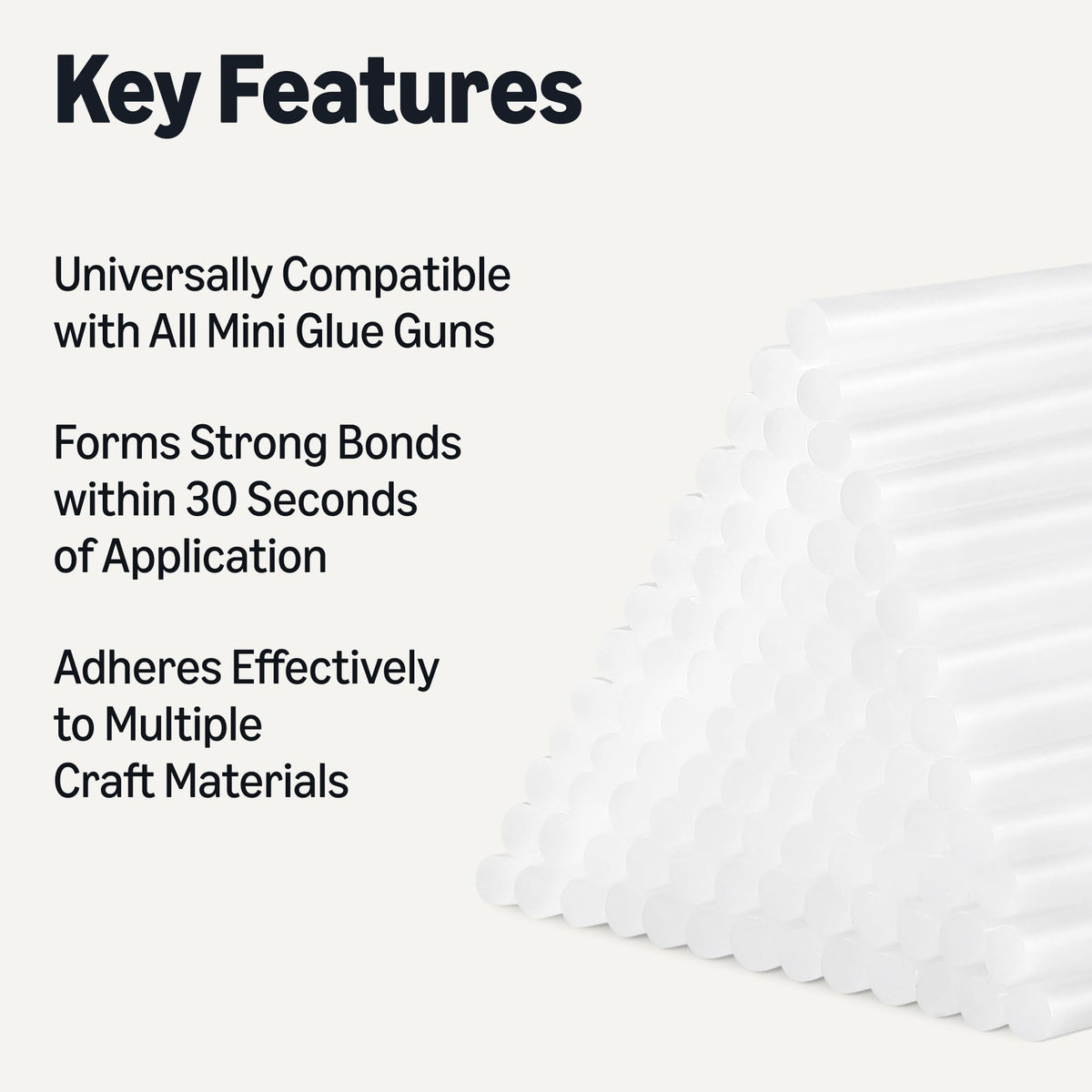 Amazon Basics Hot Glue Gun Kit with 30 Glue Sticks, 20w