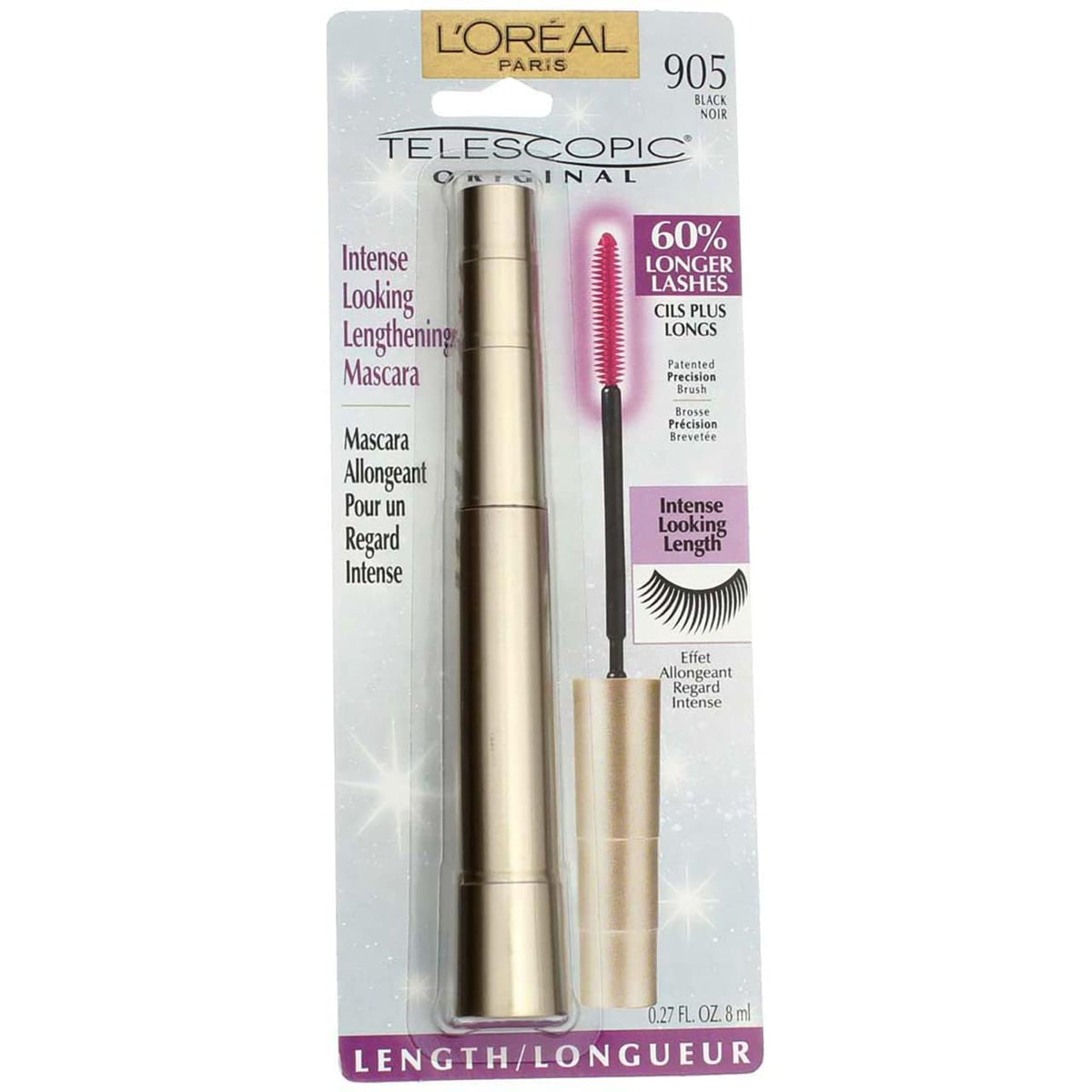 L'Oréal Paris Black Mascara, Telescopic Original Mascara in shade Black