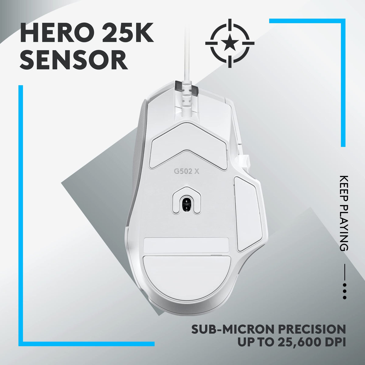 Logitech G502 HERO High Performance Wired Gaming Mouse