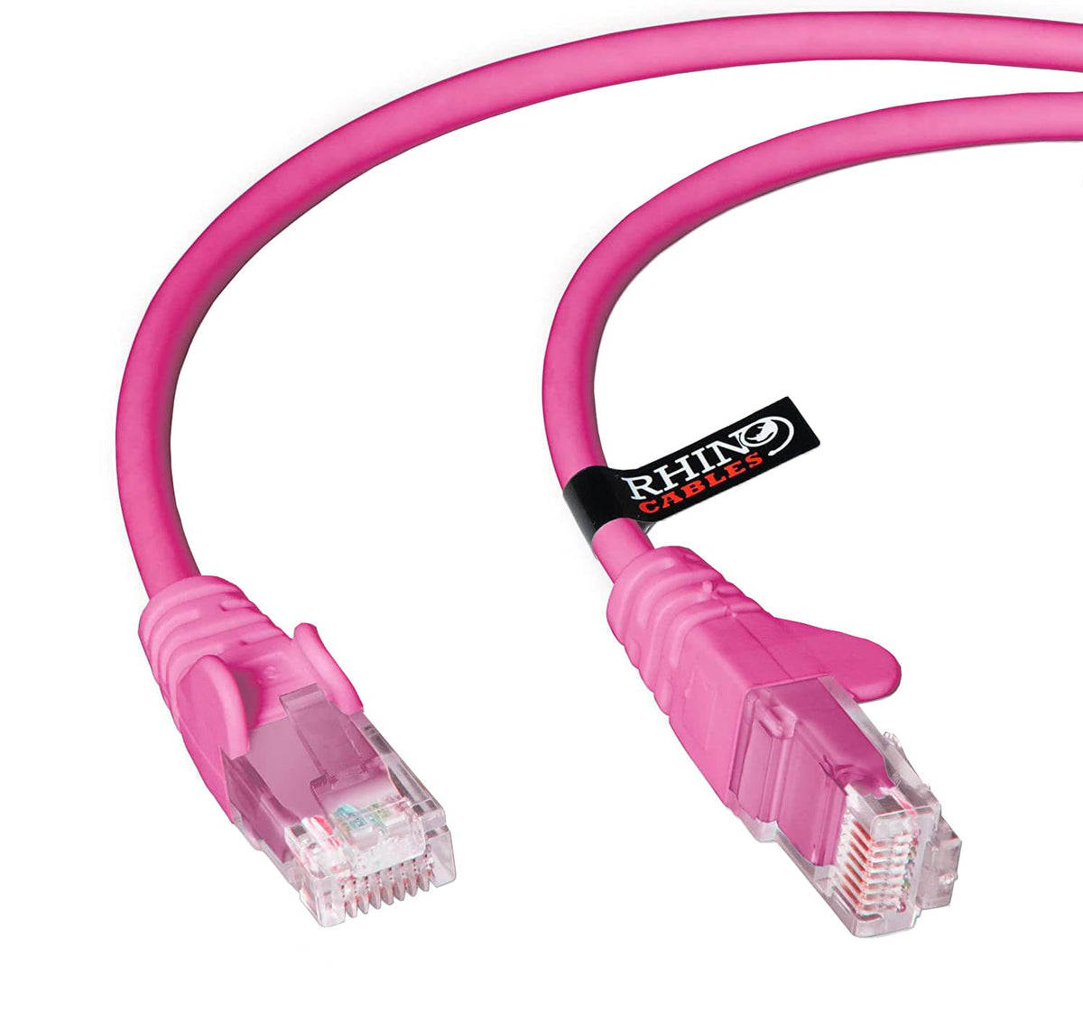 rhinocables CAT 5e Ethernet Cable, RJ45 Network Lead (3m, Black)