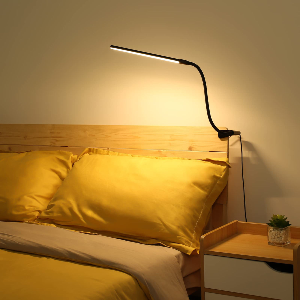 Lepro Desk Lamp Clamp, 460lm Eye-Caring Clip on LED Desk Light