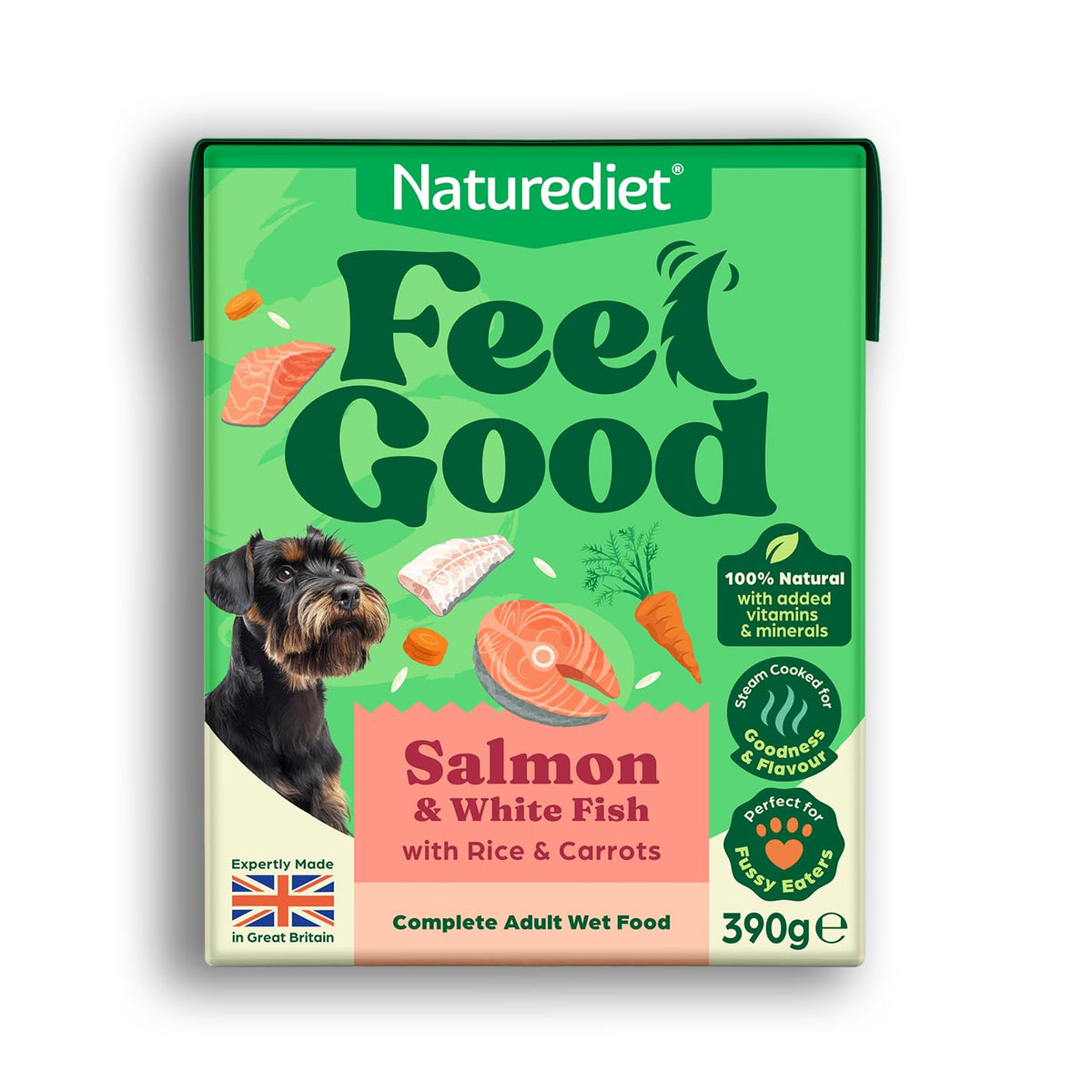 Naturediet Feel Good Wet Dog Food Selection Pack, 390g x 16 Cartons