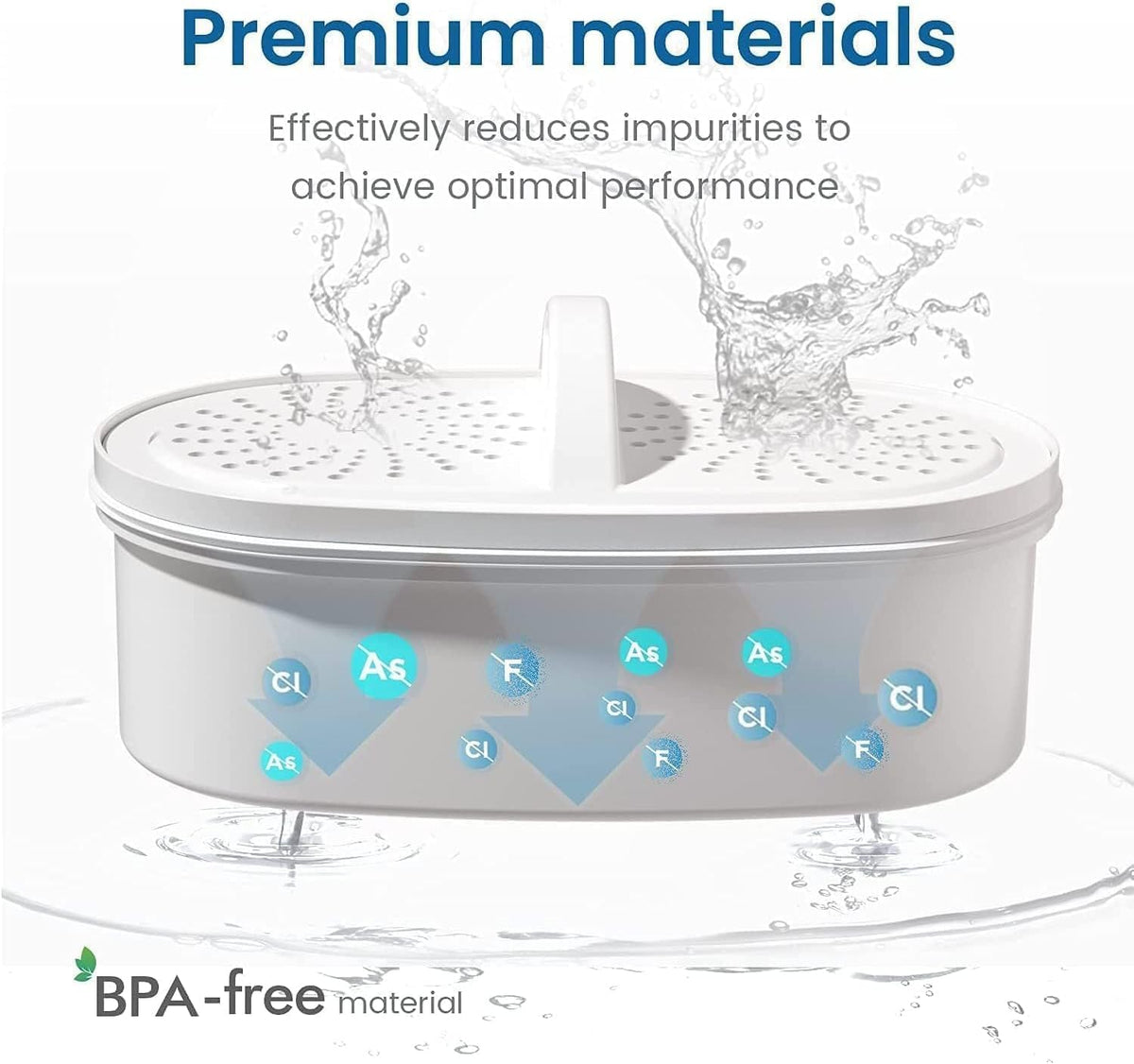 [Original] Waterdrop PF-01A Water Filter for Waterdrop Jug, 3 Months Each