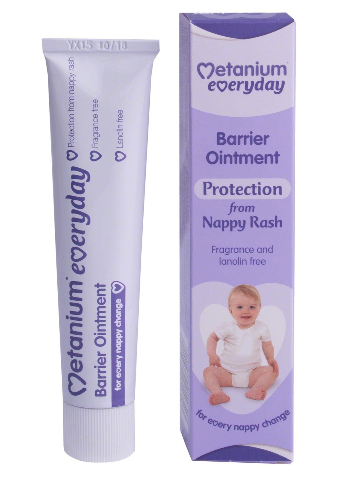 Metanium Everyday Barrier Ointment, Nappy Rash Protection, 40g Tube