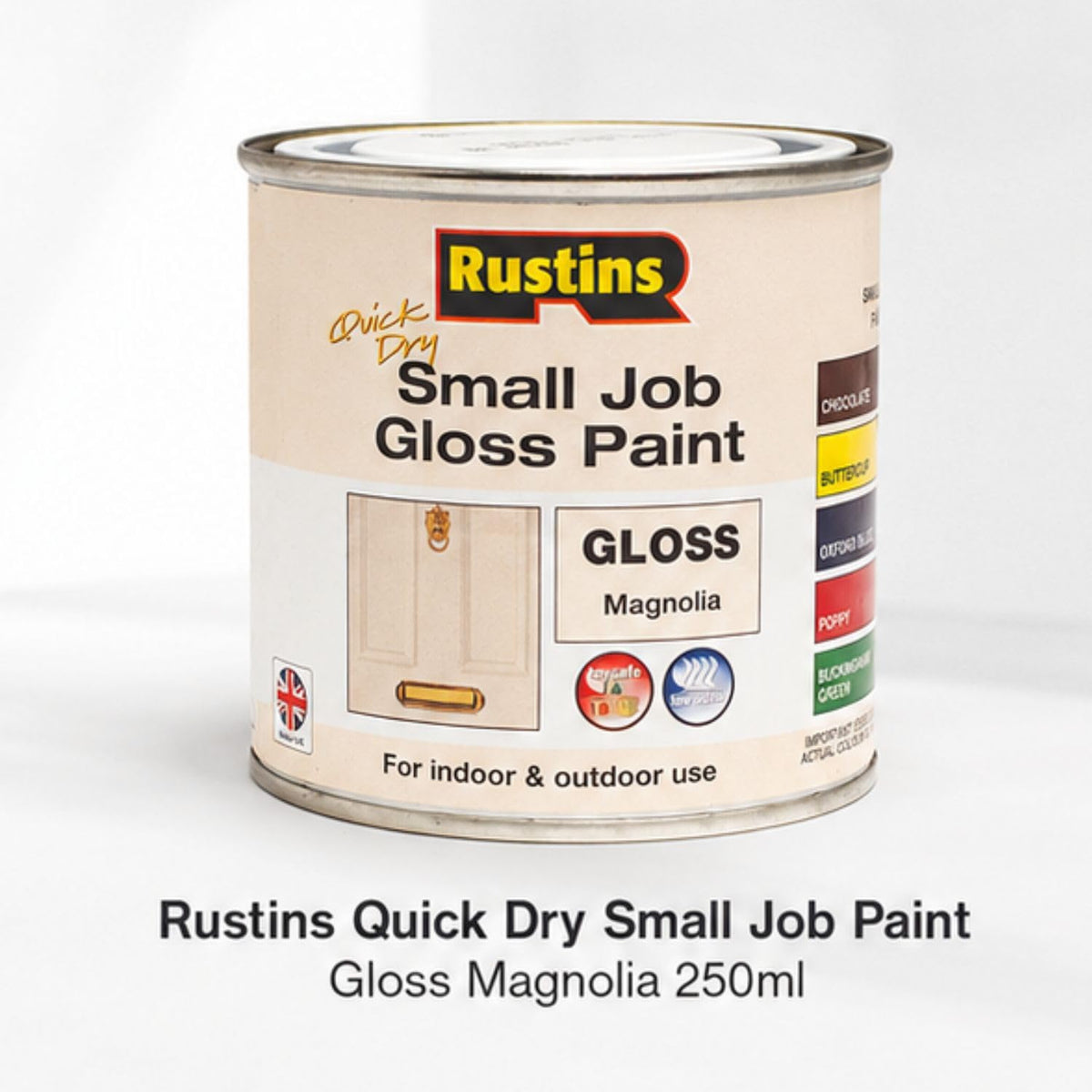 RUSTINS Small Job Satin Paint Chocolate 250ml
