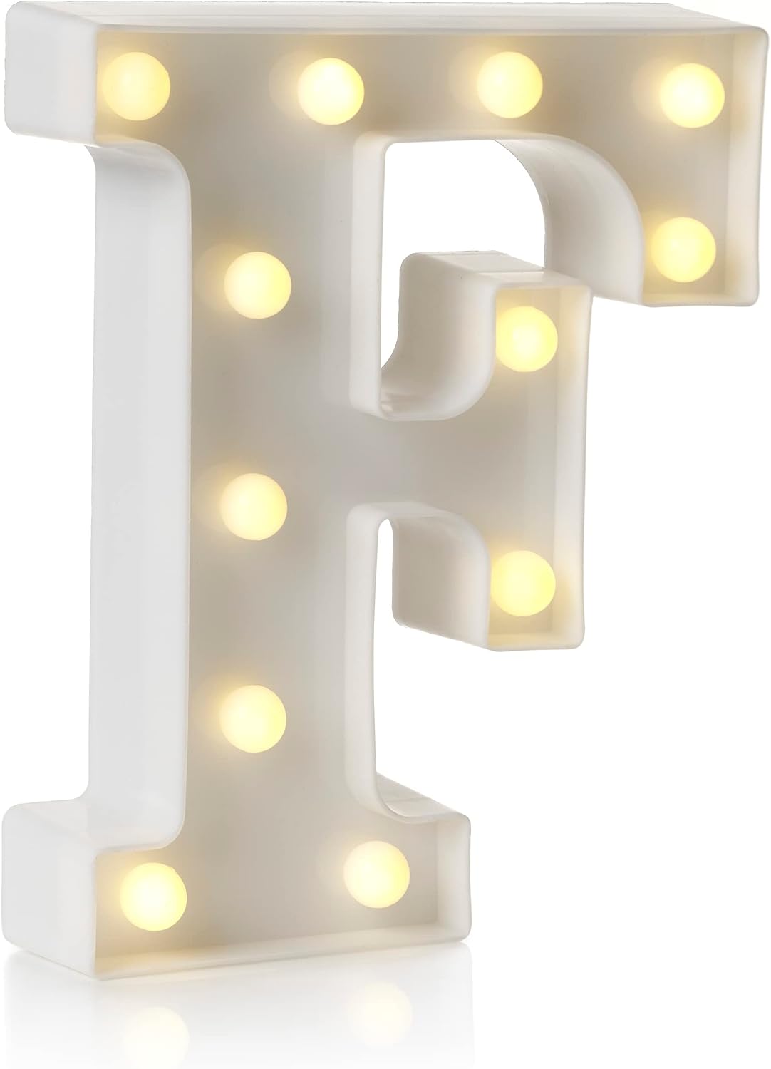 Auraglow LED Light Up Letter C Sign, Battery Powered Party Decoration