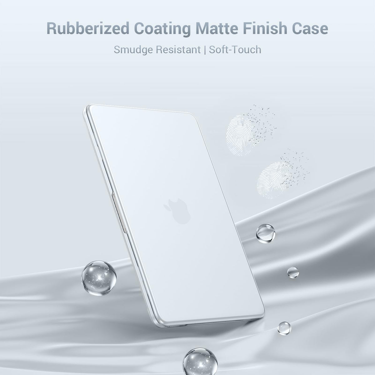 MOSISO Compatible with MacBook Air 13 inch Case M5-M2, Crystal Clear