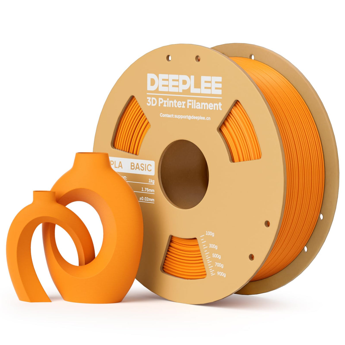 DEEPLEE PLA Filament 1.75mm, Basic 3D Filaments Beige 1kg