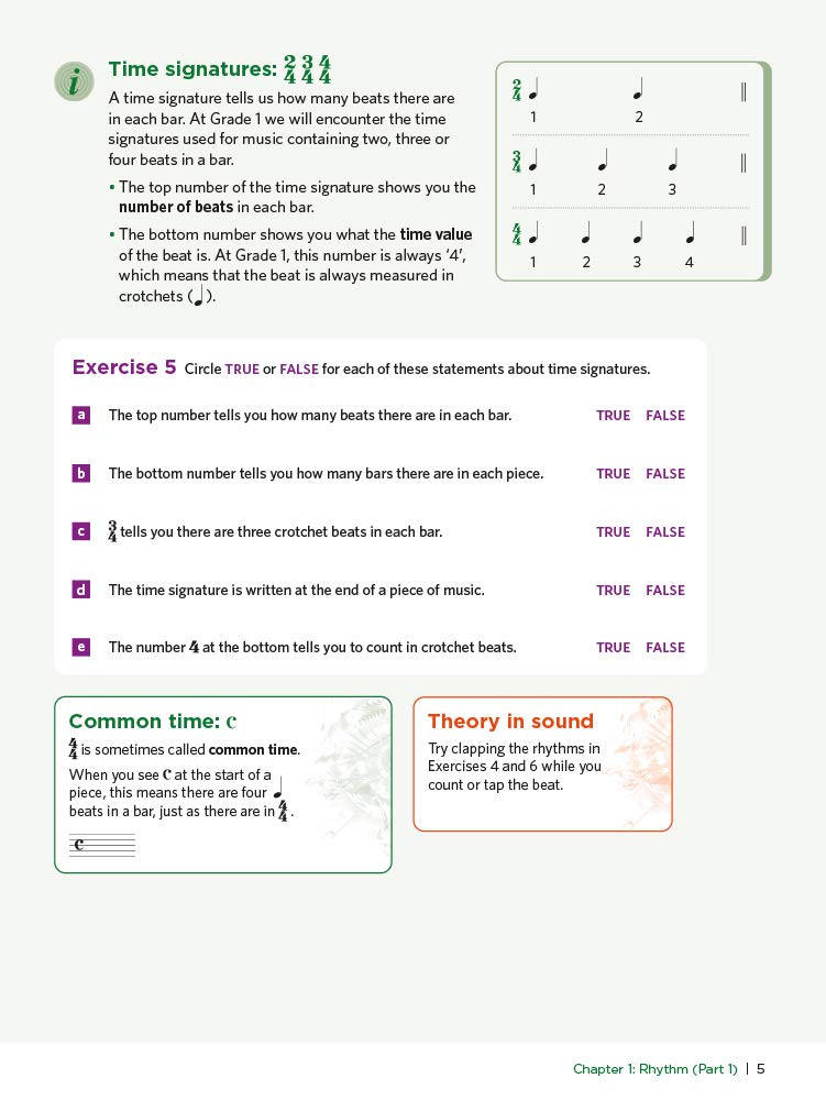 Discovering Music Theory, The ABRSM Grade 1 Workbook (Theory workbooks (ABRSM))