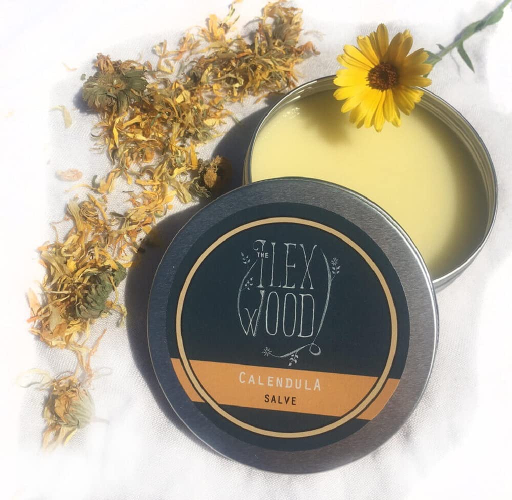 The Ilex Wood - Herbal Salve Gift Set - 100% Natural Handmade, Cruelty & Plastic Free. Skin irritation, scrapes, bites, stings soothes rashes, itching, dry skin, eczema, chapped hands. 3 x 100ml